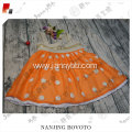 JannyBB spaghetti strap orange dots girls dress
